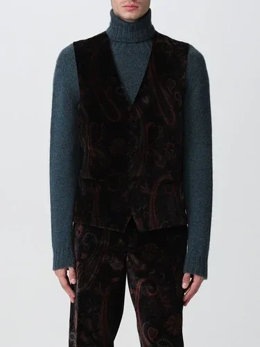 Gilet Etro di velluto paisley (106051586)