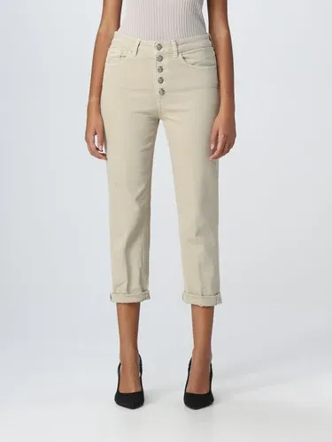 Jeans cropped Dondup con bottoni metallici (105823843)