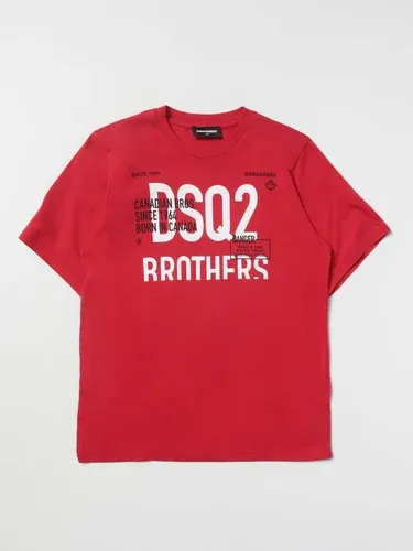 T-shirt Dsquared2 Junior con stampa Brothers (105823885)