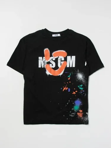 T-shirt Msgm Kids con stampa logo (105823957)