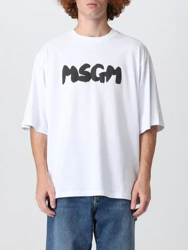 T-shirt over Msgm con logo (105903260)