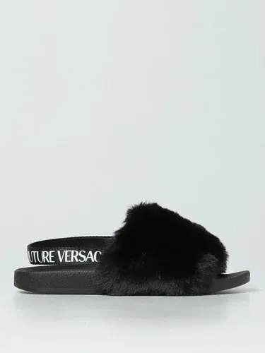 Sliders Versace Jeans Couture in gomma e pelliccia sintetica (105903457) Sliders Versace Jeans Couture in gomma e pelliccia sintetica (105903457)