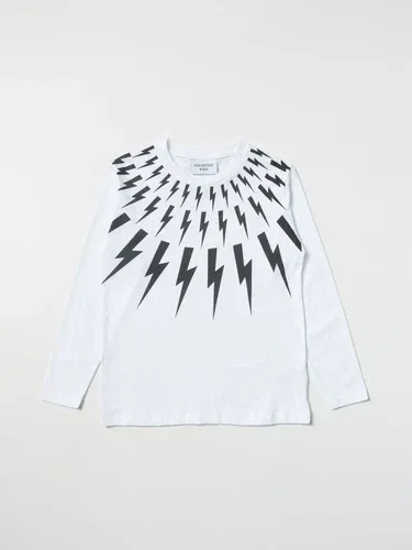 T-shirt Neil Barrett con stampa fulmini (105903478)