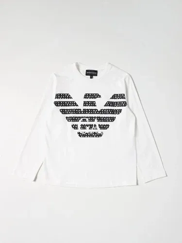 T-shirt Emporio Armani in cotone con maxi logo (106050788)