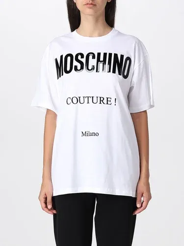 T-shirt Moschino Couture in jersey con logo (106050960)