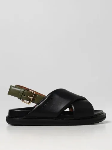 Sandalo Fussbett Marni in pelle imbottita (106051233)