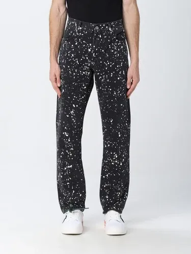 Jeans Off-White con schizzi di pittura all-over (106051337) Jeans Off-White con schizzi di pittura all-over (106051337)