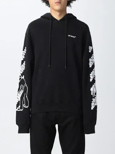 Felpa Off-White con stampe grafiche (106051356) Felpa Off-White con stampe grafiche (106051356)