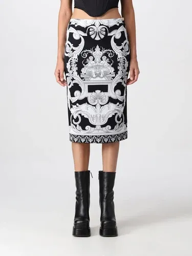 Gonna SIlver Baroque Versace in viscosa (106051368)