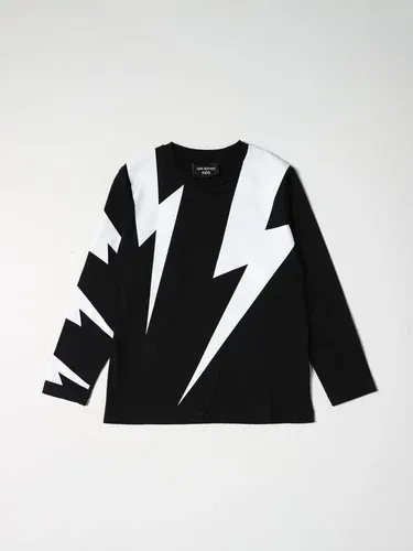 T-shirt Neil Barrett con stampa fulmini (106051852)