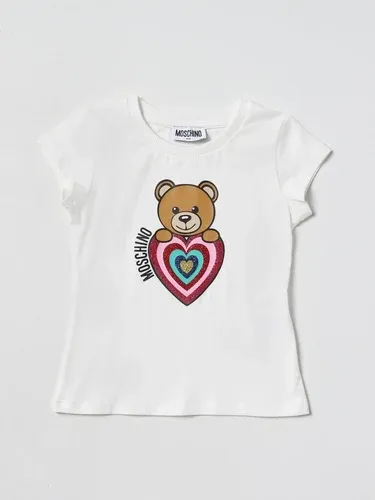 T-shirt Moschino Kid con stampa Teddy Cuore (106134896)