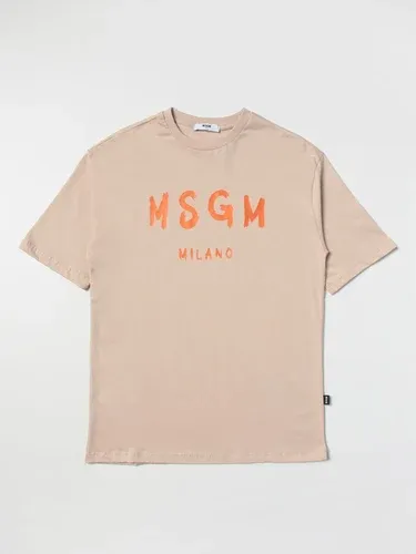T-shirt Msgm Kids con stampa logo (106135080)