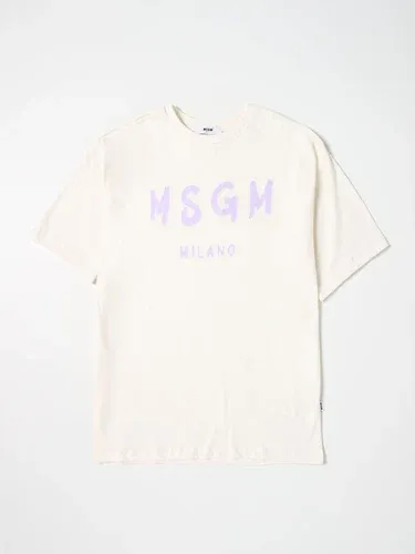 T-shirt Msgm Kids con stampa logo (106135081)