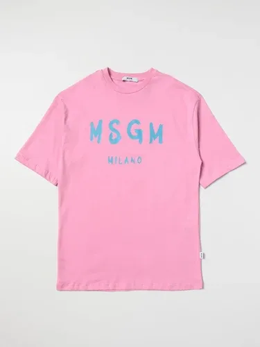 T-shirt Msgm Kids con stampa logo (106135082)