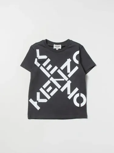 T-shirt Kenzo Junior con logo incrociato (106510488)