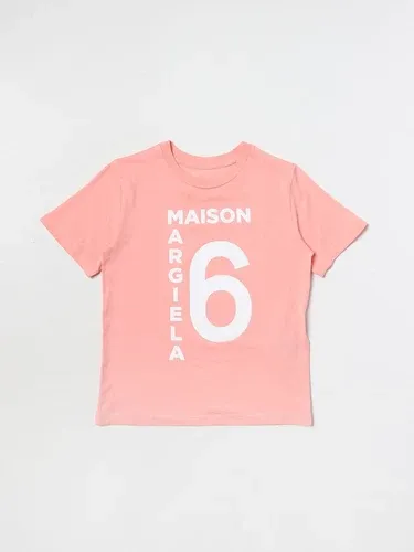 T-shirt Mm6 Maison Margiela con stampa logo (106135525)