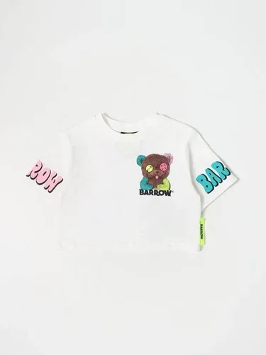 Barrow Kids T-shirt cropped Barrow con stampa bear (106135539)