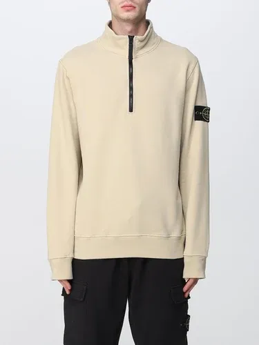 Felpa Stone Island in cotone garzato (106156768) Felpa Stone Island in cotone garzato (106156768)