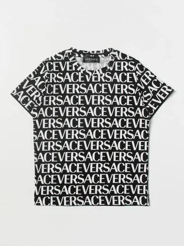 Young Versace T-shirt Versace Young con stampa logo all-over (106156832)