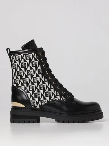 Anfibio Elisabetta Franchi in pelle e canvas (106157083) Anfibio Elisabetta Franchi in pelle e canvas (106157083)