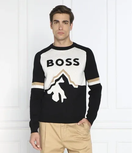 BOSS Maglione Lanius | Regular Fit con aggiunta di lana (106217004)