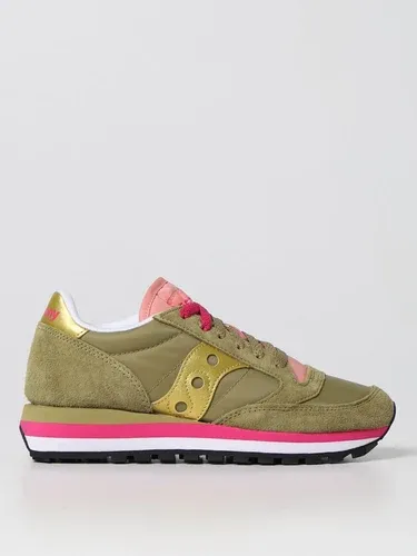 Sneakers Jazz Triple Saucony in suede e nylon (106179273)