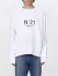 Felpa N° 21 in cotone con logo (106215885)