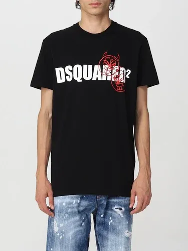 T-shirt Dsquared2 con stampa logo (106216211)