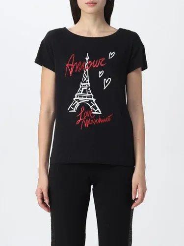 T-shirt Love Moschino con stampa Amour (106216395)