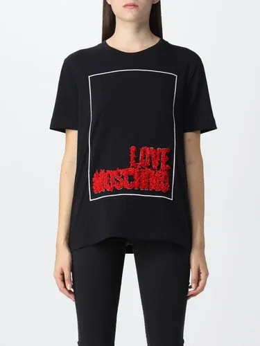 T-shirt Love Moschino con logo (106216409)