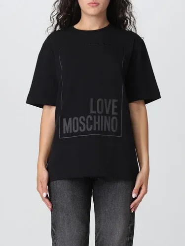 T-shirt Love Moschino con logo (106216459)