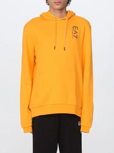 Felpa EA7 in cotone con logo di strass (106216471) Felpa EA7 in cotone con logo di strass (106216471)