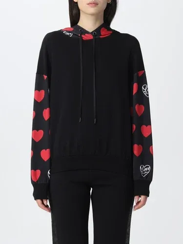 Felpa Love Moschino con cuori all-over (106216494)