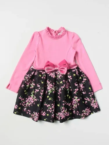 Abito mini Monnalisa con gonna floreale (106216629) Abito mini Monnalisa con gonna floreale (106216629)