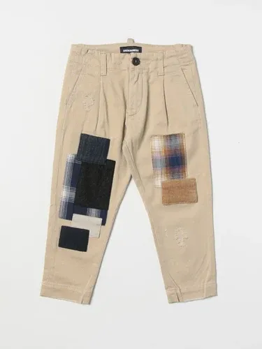 Pantalone DSQUARED2 JUNIOR Bambino colore Beige (106216657)