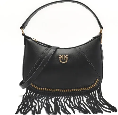 Pinko Dipelle hobo HALF MOON MINI FRAMED FRINGES (106254362)