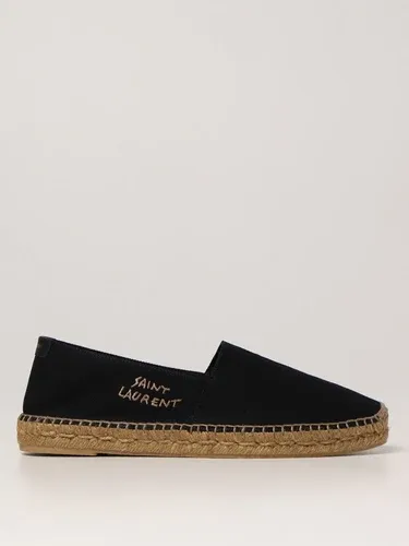 Espadrillas Saint Laurent in tela con ricamo logo (106240237)