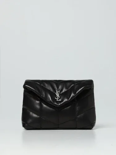 Pouch Puffer Saint Laurent in pelle matelassè (106240289) Pouch Puffer Saint Laurent in pelle matelassè (106240289)