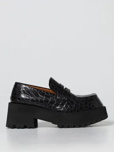 Mocassino Marni in pelle stampa cocco (106240374)