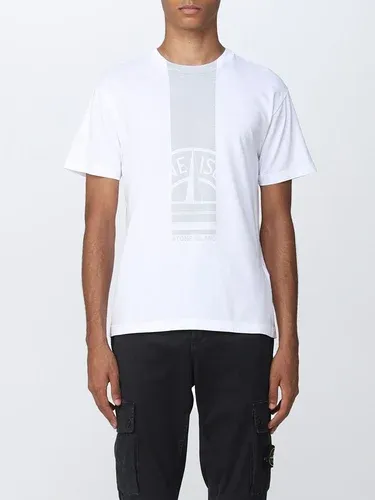 T-shirt Stone Island con stampa logo (106240456)