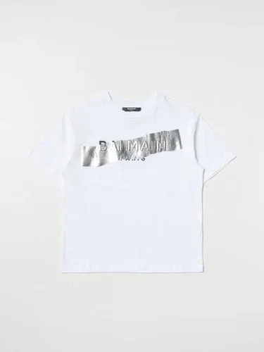 T-shirt Balmain con logo laminato (106284022)