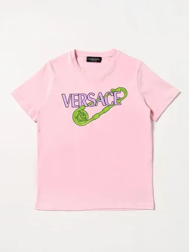 Young Versace T-shirt Versace Young con stampa spilla da balia (106284047)