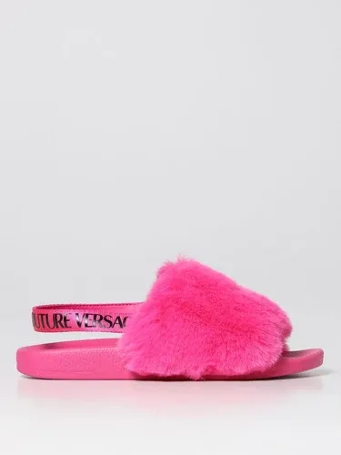 Sliders Versace Jeans Couture in gomma e pelliccia sintetica (106284262) Sliders Versace Jeans Couture in gomma e pelliccia sintetica (106284262)