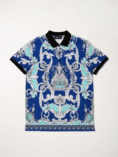 Polo YOUNG VERSACE Bambino colore Blue (106284341)