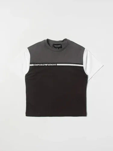 T-shirt bicolor Emporio Armani con mini logo (106284555)