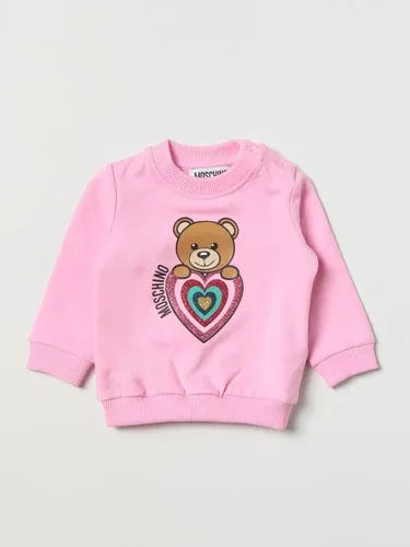 Felpa Moschino Baby con stampa Teddy cuore (106328931)