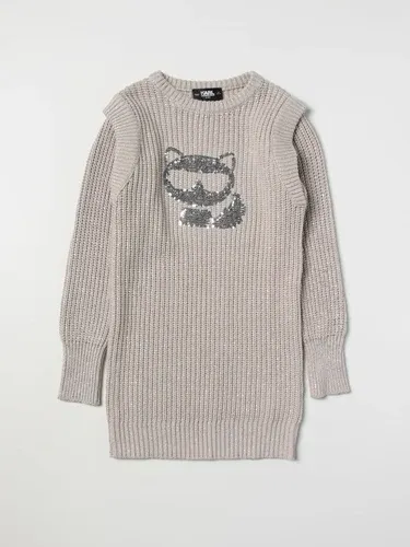 Abito KARL LAGERFELD KIDS Bambino colore Beige (106329089)