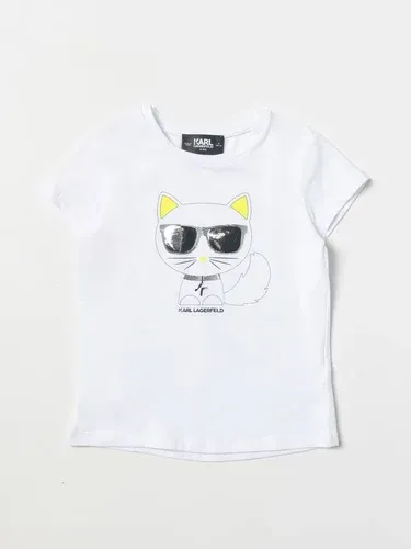 T-shirt Karl Lagerfeld Kids con stampa Gatto (106329112)