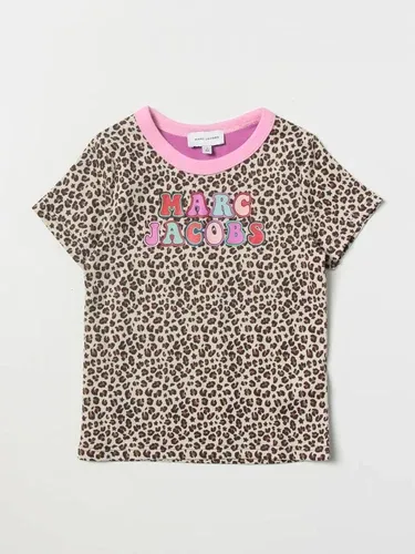 T-shirt Little Marc Jacobs animalier con logo (106329264)