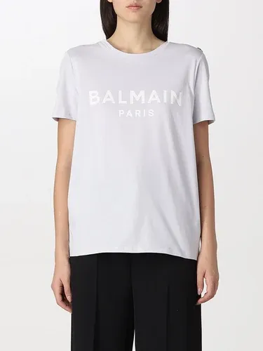 T-shirt basic Balmain con logo (106511368)